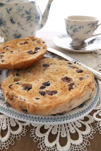 Tost teacakes — Stok fotoğraf