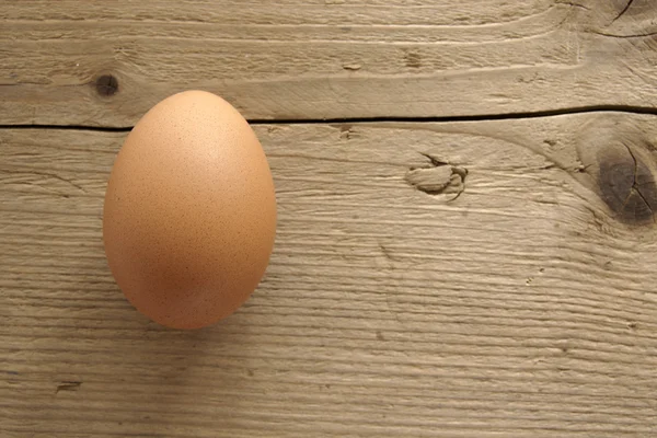 Huevo fresco de granja con copyspace — Foto de Stock