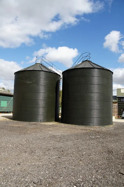 Farm Silos — Stock Photo, Image