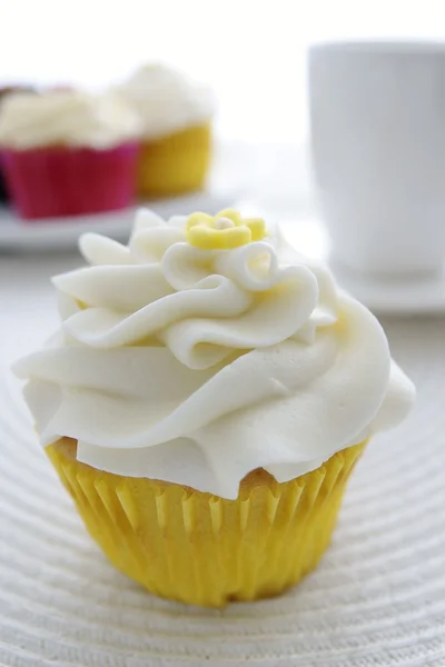 Cupcake de limão — Fotografia de Stock