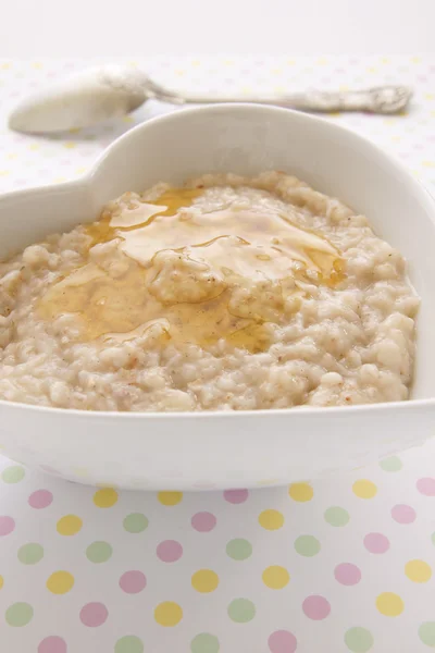 Farina d'avena e miele — Foto Stock