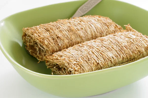 Печенье из измельченной пшеницы — стоковое фото