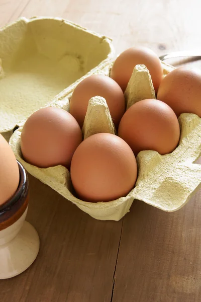 Fresh eggs — Stock Photo, Image