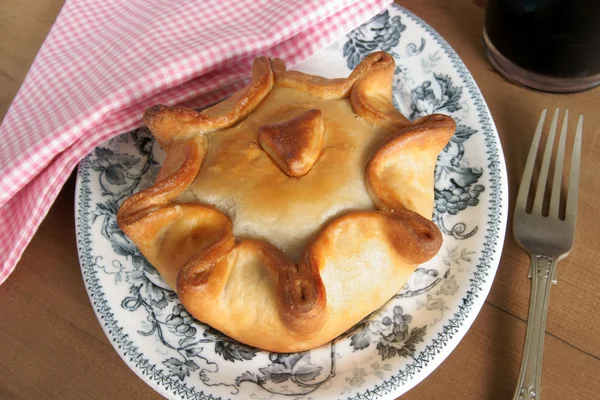 Traditionele stijl pork pie — Stockfoto