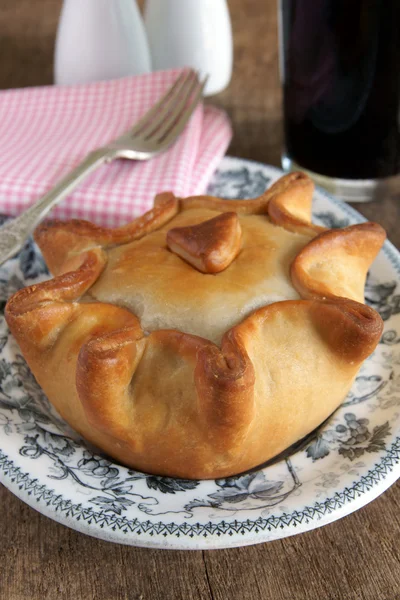 Traditionele stijl pork pie — Stockfoto