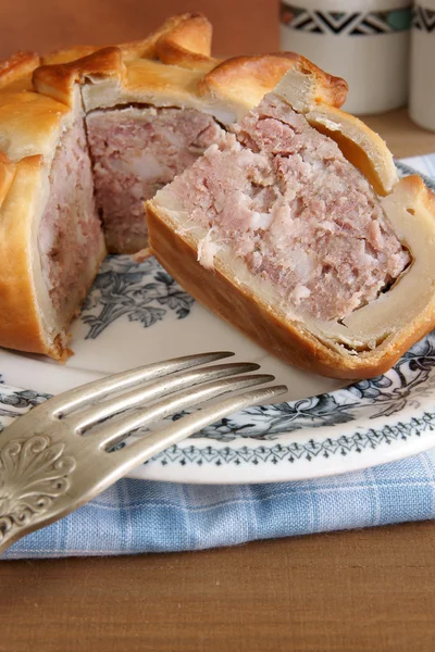 Un pastel de carne salada —  Fotos de Stock