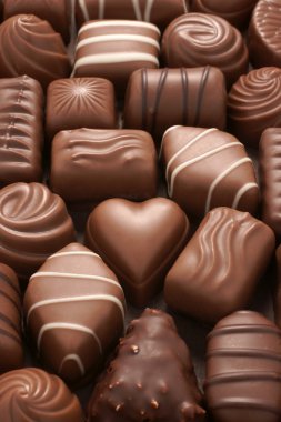 Assorted chocolates clipart