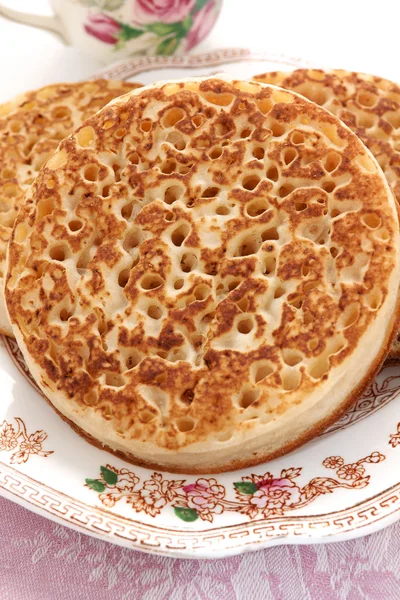 Toasted crumpets — Stock Photo, Image