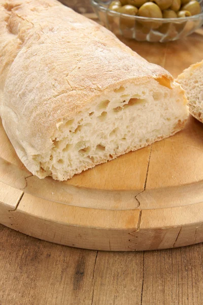 Ciabatta ekmeği — Stok fotoğraf