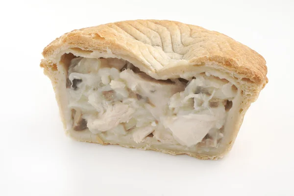 Kip en champignons pie — Stockfoto