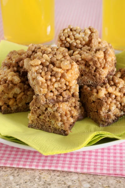 Puffed rice cakes — Stock Photo, Image