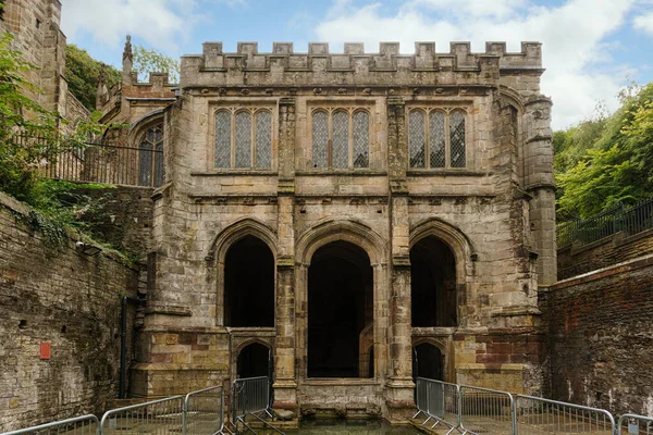 St Winefride\'s Well in the Welsh town of Holywell one of the oldest pilgrimage sites in Great Britain dated to the 12th century and described as one of the seven wonders of Wales