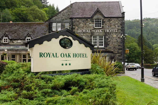 Royal Oak Hotel Betws Coed Wales Bývalý Viktoriánský Koučování Inn — Stock fotografie