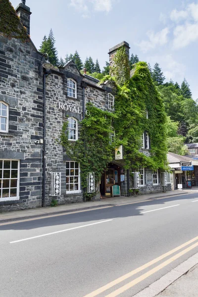 Das Royal Oak Hotel Betws Coed Wales Ist Ein Historisches — Stockfoto