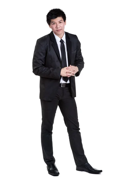Бизнесмен Привлекательный умный костюм изолирован — стоковое фото