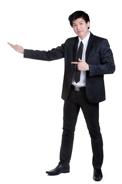 Business man aantrekkelijke slimme pak geïsoleerd — Stockfoto