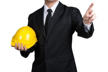 iş adamı mühendis iyi el izole