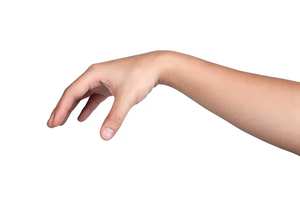 Hand teken houding pick greep — Stockfoto