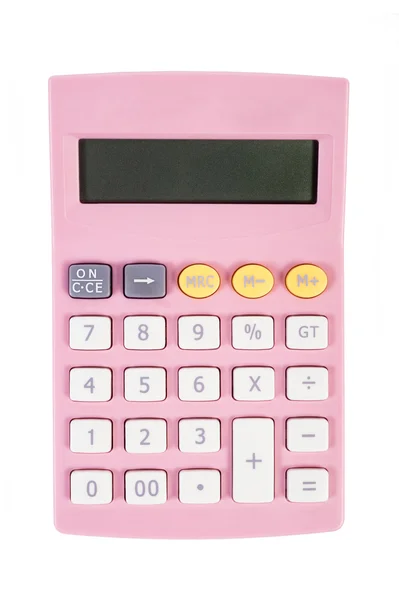 Calculatrice d'entreprise rose — Photo