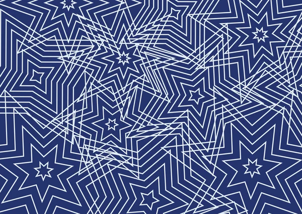 Fundo abstrato com estrelas — Vetor de Stock