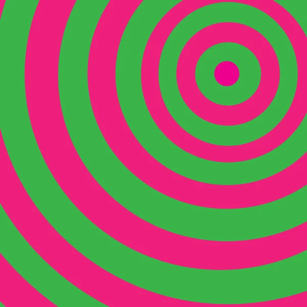 Hebben met groen en roze cirkels — Stockvector