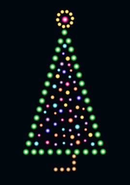 Şekillendirilmiş Noel ağacı
