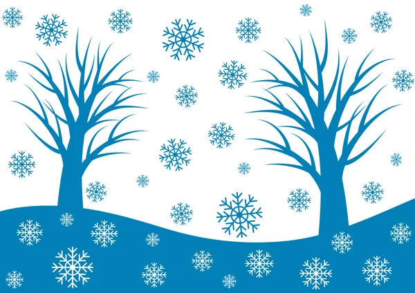 Winter background — Stock Vector