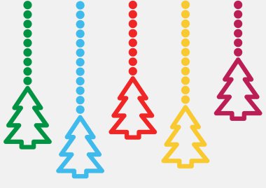 arka plan christmas ağaçları asma