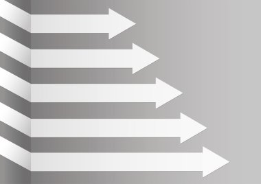 arka plan ile okları