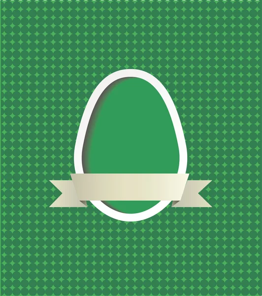 Easter egg frame — Stock Vector