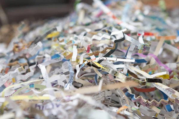 Concentration Sélective Pile Rebuts Papier Recyclé Pour Concept Réchauffement Climatique Images De Stock Libres De Droits