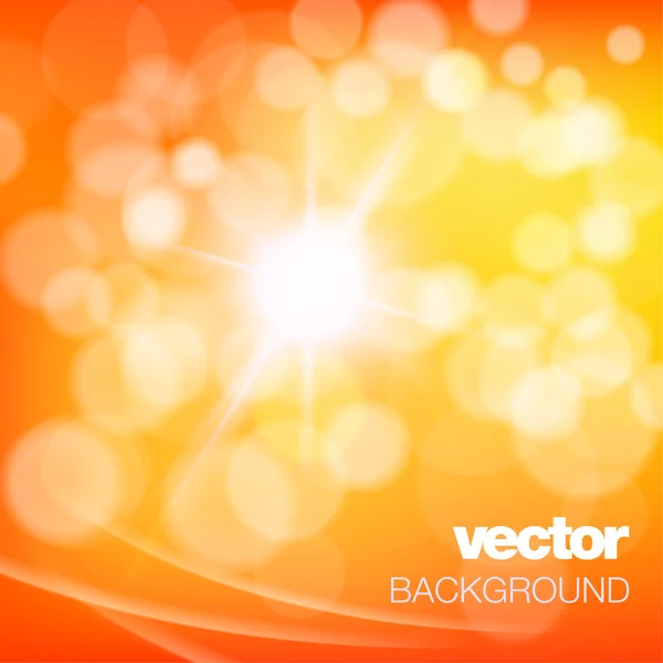 Orange absztrakt háttér vektor nap. háttér a bemutató. vektoros illusztráció. — Stock Vector