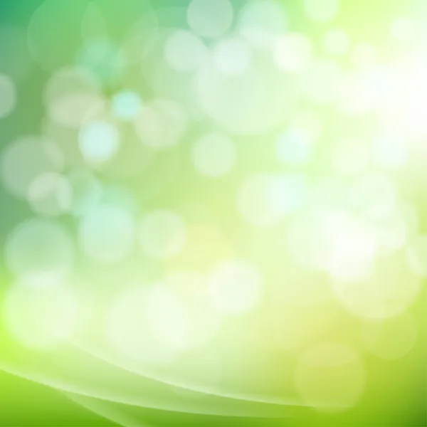 Natuur groene abstracte lichte achtergrond. achtergrond voor de presentatie. vectorillustratie. — Stockvector