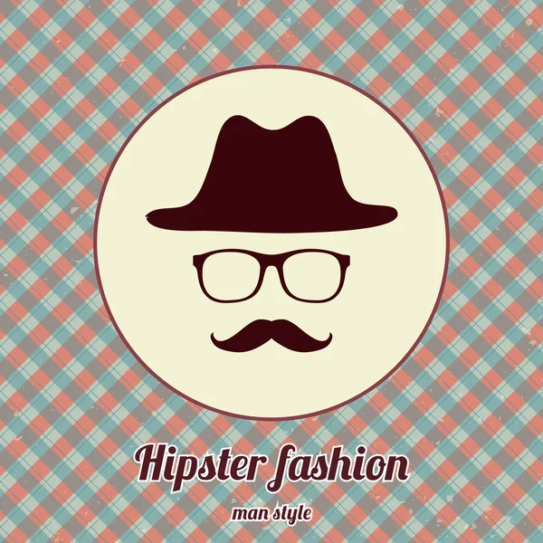 레트로 라벨 디자인입니다. hipster 배경입니다. 오래 된 스타일, 벡터. — 스톡 벡터