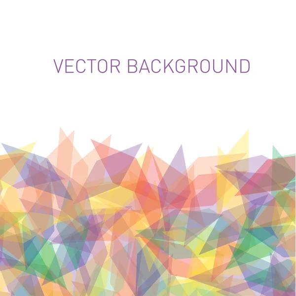 Fondo de vector colorido abstracto con lugar para el texto — Archivo Imágenes Vectoriales