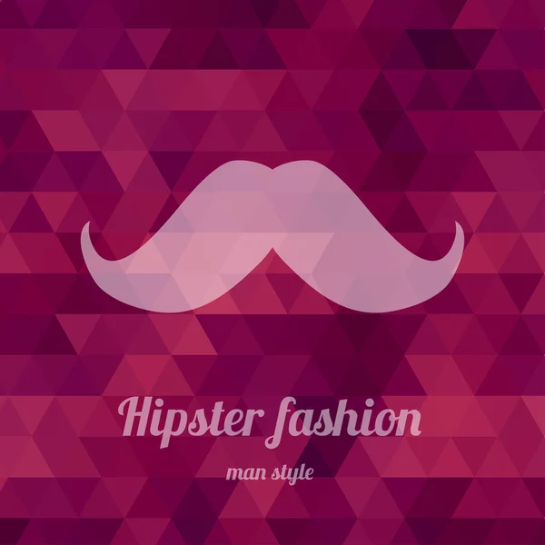 Patroon van geometrische vormen. hipster stijl. roze mozaïek banner. geometrische achtergrond. vectorillustratie. — Stockvector