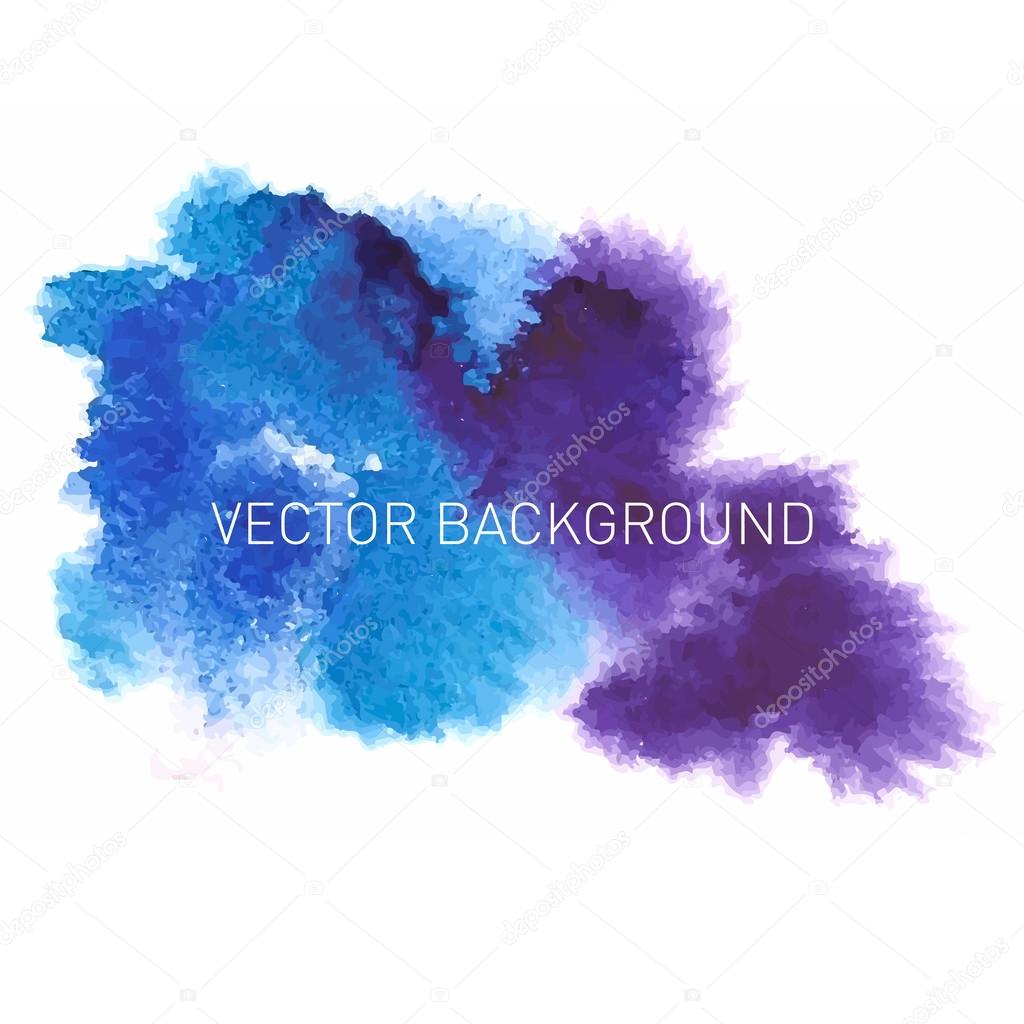 Abstract watercolor background,vector illustration, stain watercolors colors wet on wet paper.