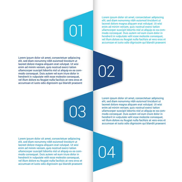 Design moderno Layout de modelo de infográfico de estilo mínimo. Infográficos, banner numerado, linhas de recorte horizontais, gráfico ou vetor de layout de site com ícones . Gráficos De Vetores