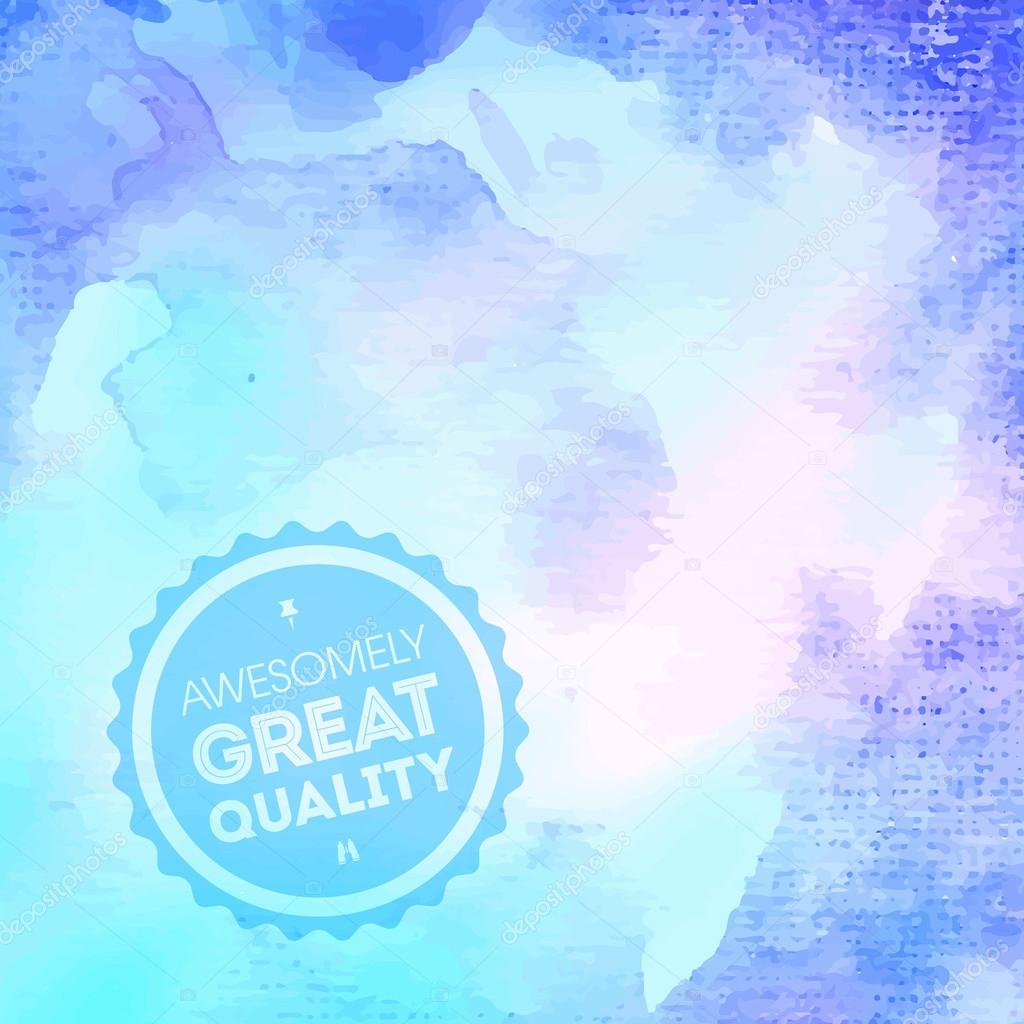 Blue watercolor background,vector illustration, stain watercolors