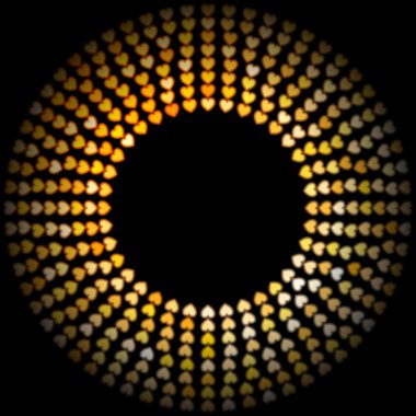 renkli kalp arka plan. vektör çizim.