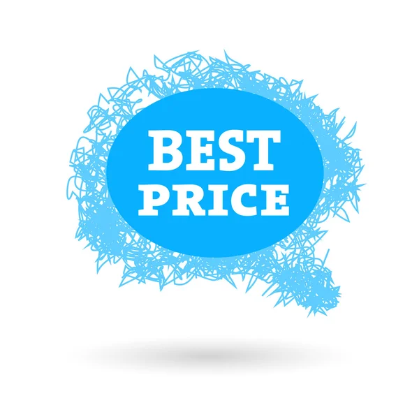 Best price label. Vector. — Stock Vector