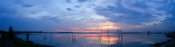 gün batımında d'Island, Malezya