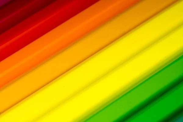 色の鉛筆のマクロ画像 — ストック写真