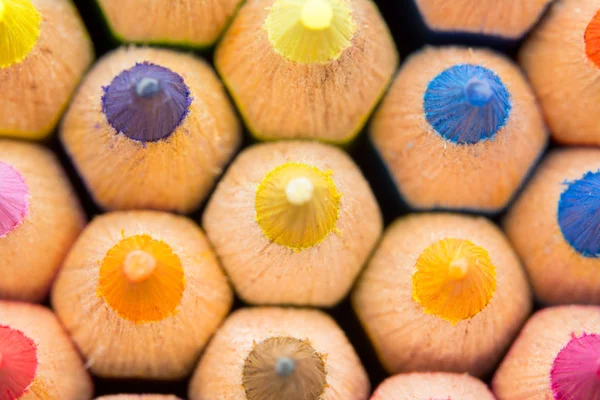 Makro obrázek barevné tužky — Stock fotografie