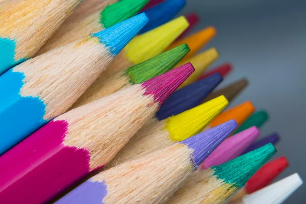 Macro image des crayons de couleur — Photo