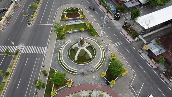 Grüner Park Mitten Der Stadt Bantul Yogyakarta — Stockfoto