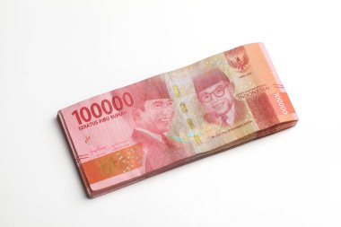 Endonezya rupiası nakit para.