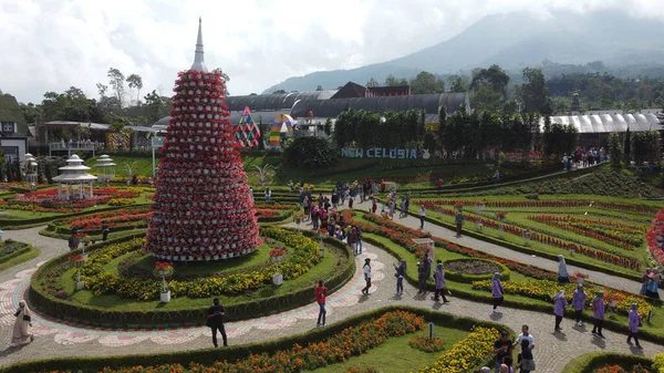 Semarang Indonesien Juni 2022 Blick Von Oben Auf Einen Schönen — Stockfoto