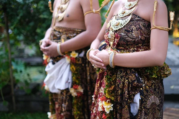 Javanese Wedding Dress Wedding Ceremony — Fotografia de Stock