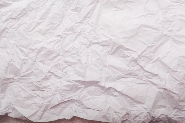 White crumpled paper texture, abstract background or texture